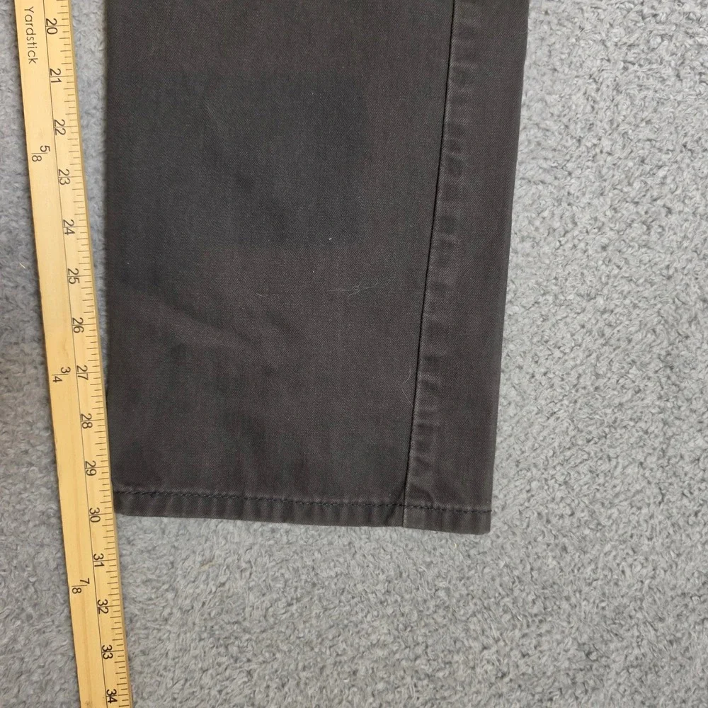 Levis 505 Jeans Mens 36x30 Regular Fit Charcoal Gray Excellent Straight Leg